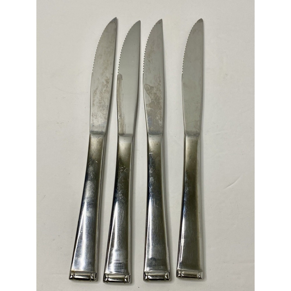 Reed & Barton Gatehouse Stainless Steak Knives Replacements Lot Of 4 #2